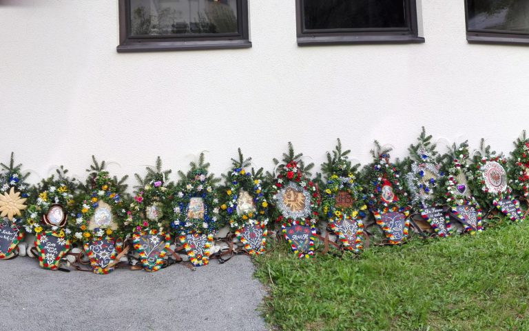Almabtrieb Kopfschmuck